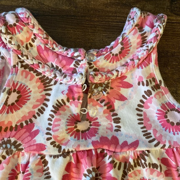 Maggie and Zoe girl’s size 3T summer dress, pink and white - Picture 6 of 8